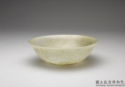 图片[2]-Jade round bowl with carving throughout, Ottoman Empire-China Archive